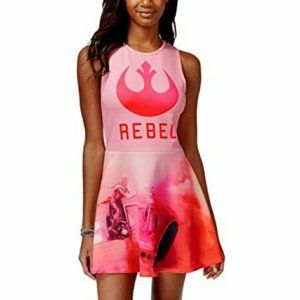 Star Wars Rebel hooded fit flare dress Ombre NEW